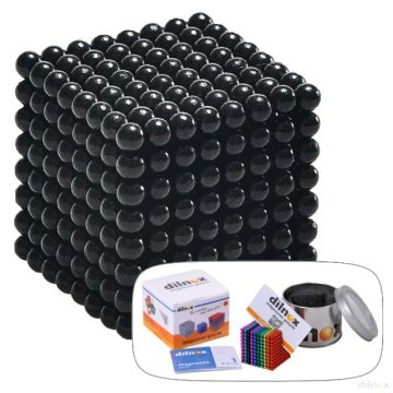 512 darabos mágneses golyó szett FEKETE