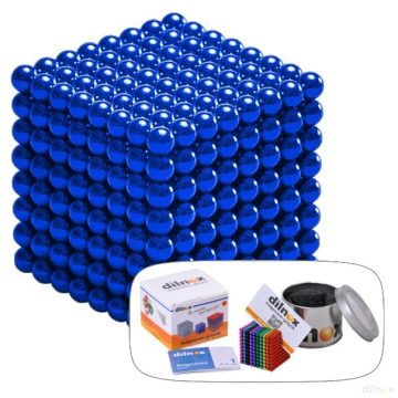 512 darabos mágneses golyó szett SÖTÉTKÉK