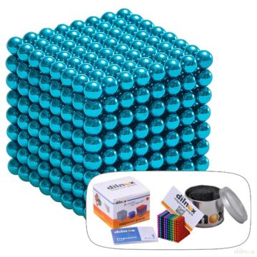 512 darabos mágneses golyó szett VILÁGOSKÉK