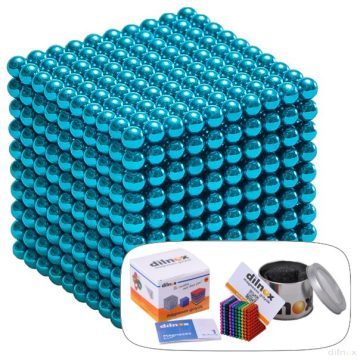 1000 darabos mágneses golyó szett VILÁGOSKÉK