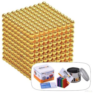 1000 darabos mágneses golyó szett ARANY