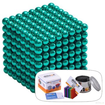 512 darabos mágneses golyó szett ZÖLDESKÉK