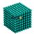 512 darabos mágneses golyó szett ZÖLDESKÉK