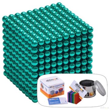1000 darabos mágneses golyó szett ZÖLDESKÉK