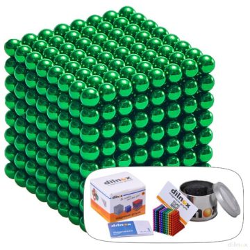 512 darabos mágneses golyó szett ZÖLD