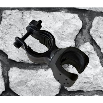 Kerékpárra szerelhető zseblámpa tartó konzol