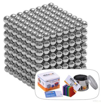 512 darabos mágneses golyó szett VILÁGOSSZÜRKE