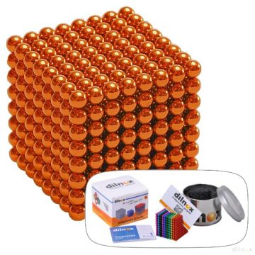 512 darabos mágneses golyó szett NARANCS