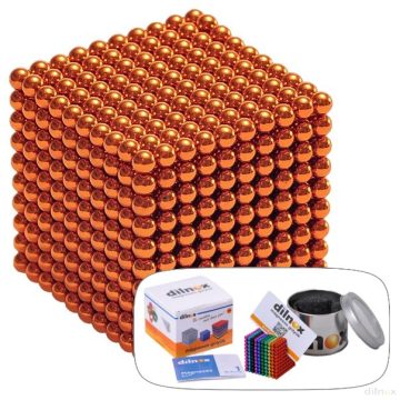 1000 darabos mágneses golyó szett NARANCS