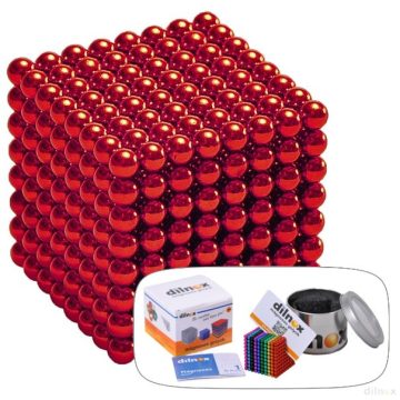 512 darabos mágneses golyó szett PIROS