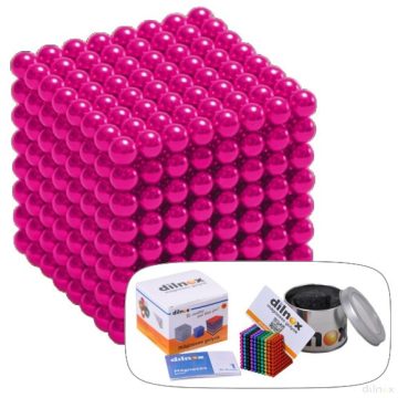 512 darabos mágneses golyó szett PINK