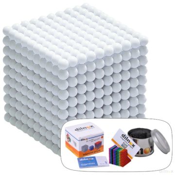 1000 darabos mágneses golyó szett FEHÉR