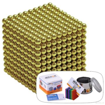 1000 darabos mágneses golyó szett SÁRGA